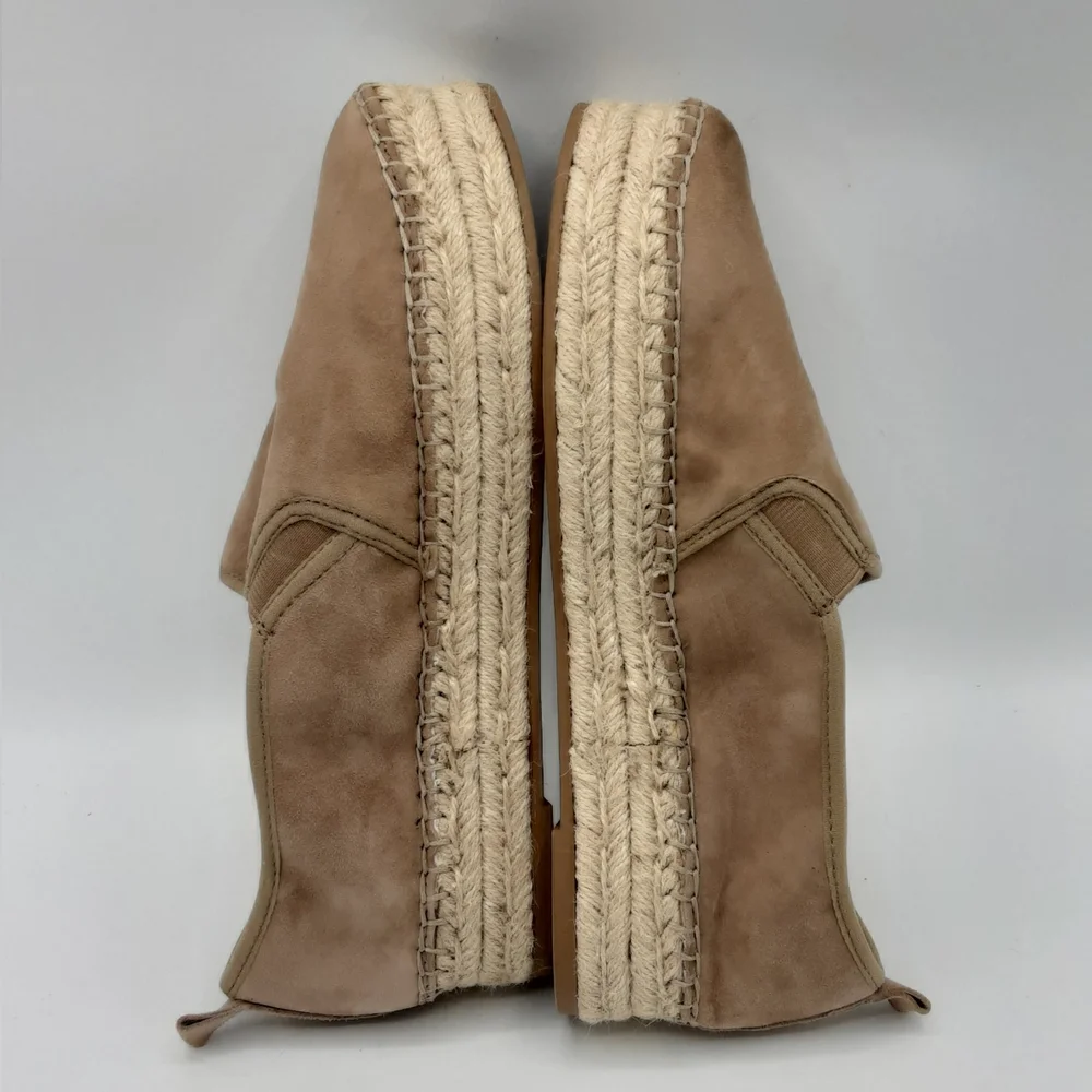 SAM EDELMAN Carrin suede platform espadrilles size 9.5.